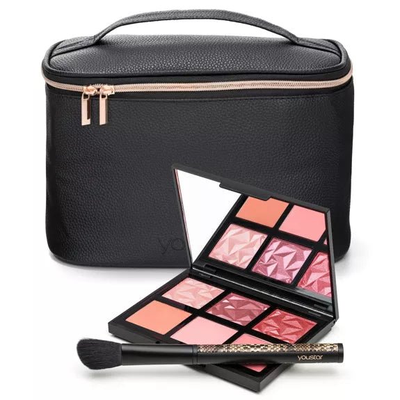 Borsa Trucco Beauty Case Set 02 Guance Ciliegia Blush Palette viso - Miele Profumi Collection